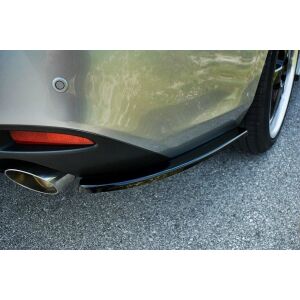 Maxton Design Heck Ansatz Flaps Diffusor für Mazda 6 GJ (Mk3) Wagon schwarz Hochglanz