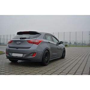 Maxton Design Seitenschweller Ansatz für Hyundai i30 mk.2 schwarz Hochglanz