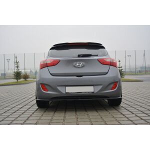 Maxton Design Spoiler CAP für Hyundai i30 mk.2 schwarz Hochglanz