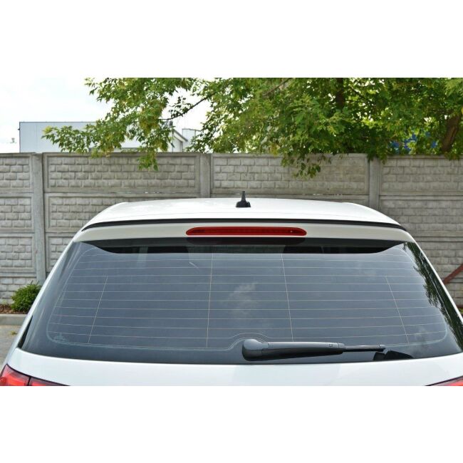 Maxton Design Spoiler CAP für VW Golf Mk7 Standard schwarz Hochglanz