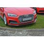Maxton Design Front Ansatz V.2 / V2 für Audi A5 F5 S-Line schwarz Hochglanz
