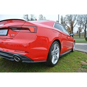 Maxton Design Heck Ansatz Flaps Diffusor für Audi A5...