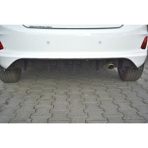 Maxton Design Heckdiffusor Ansatz für Ford Fiesta Mk8 ST-Line schwarz Hochglanz