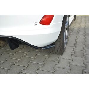 Maxton Design Heck Ansatz Flaps Diffusor V.1 / V1 für Ford Fiesta Mk8 ST-Line schwarz Hochglanz