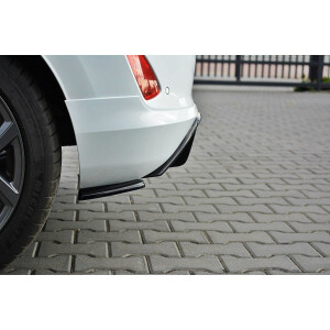 Maxton Design Heck Ansatz Flaps Diffusor V.1 / V1 für Ford Fiesta Mk8 ST-Line schwarz Hochglanz