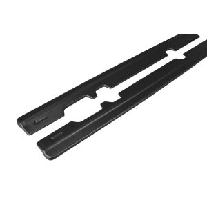 Maxton Design Seitenschweller Ansatz für V.1 / V1 für Ford Fiesta Mk8 ST / ST-Line schwarz Hochglanz