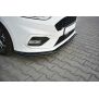 Maxton Design Front Ansatz V.2 / V2 für Ford Fiesta Mk8 ST / ST-Line schwarz Hochglanz