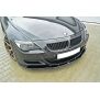 Maxton Design Front Ansatz V.2 / V2 für BMW M6 E63 schwarz Hochglanz