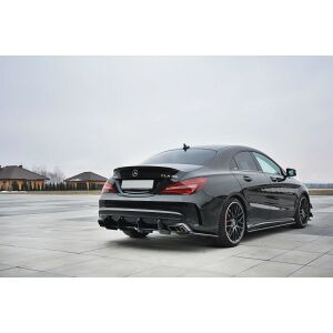 Maxton Design Heckdiffusor Ansatz für Heckschürze V.1 / V1 für Mercedes CLA A45 AMG C117 Facelift