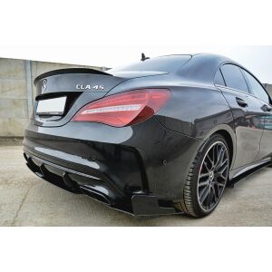 Maxton Design Heckdiffusor Ansatz für Heckschürze V.3 / V3 für Mercedes CLA A45 AMG C117 Facelift