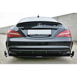 Maxton Design Heckdiffusor Ansatz für Heckschürze V.3 / V3 für Mercedes CLA A45 AMG C117 Facelift