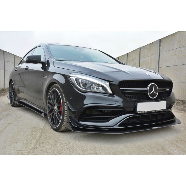 Maxton Design Racing Front Ansatz V.1 / V1 für Mercedes CLA A45 AMG C117 Facelift