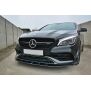 Maxton Design Front Ansatz V.1 / V1 für Mercedes CLA A45 AMG C117 Facelift schwarz Hochglanz