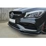 Maxton Design Front Ansatz V.2 / V2 für Mercedes CLA A45 AMG C117 Facelift schwarz Hochglanz