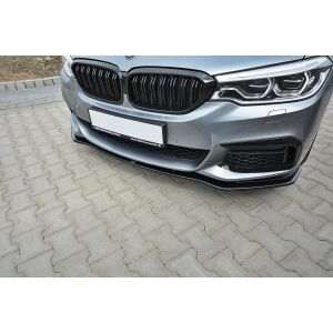 Maxton Design Front Ansatz V.1 / V1 für BMW 5er G30/ G31 M-Paket schwarz Hochglanz