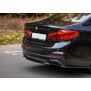 Maxton Design Mittlerer Heckdiffusor Ansatz für BMW 5er G30/ G31 M-Paket schwarz Hochglanz