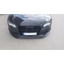 Maxton Design Front Ansatz V.1 / V1 für Audi A7 Mk1 S-Line schwarz Hochglanz