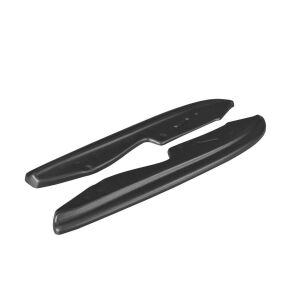 Maxton Design Heck Ansatz Flaps Diffusor für BMW 3er E90 M Paket schwarz Hochglanz