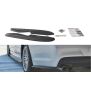 Maxton Design Heck Ansatz Flaps Diffusor für BMW 3er E90 M Paket schwarz Hochglanz