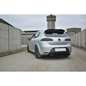 Maxton Design Heckdiffusor Ansatz für Heckschürze V.1 / V1 für Seat Leon Mk2 Cupra/ FR