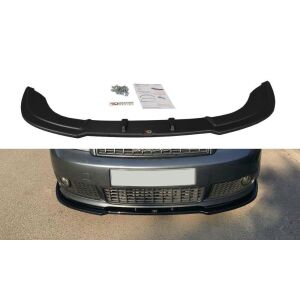Maxton Design Front Ansatz V.2 / V2 für Audi A4 S-Line B6 schwarz Hochglanz