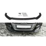 Maxton Design Front Ansatz V.2 / V2 für Audi S3 / A3 S-Line 8V FL Limousine schwarz Hochglanz