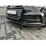 Maxton Design Front Ansatz V.2 / V2 für Audi S3 / A3 S-Line 8V FL Limousine schwarz Hochglanz