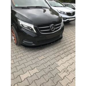 Maxton Design Front Ansatz für V.2 / V2 Mercedes V-Klasse W447 schwarz Hochglanz