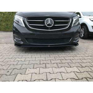 Maxton Design Front Ansatz für V.3 / V3 Mercedes V-Klasse W447 schwarz Hochglanz