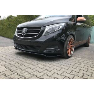 Maxton Design Front Ansatz für V.3 / V3 Mercedes V-Klasse W447 schwarz Hochglanz