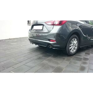 Maxton Design Heck Ansatz Flaps Diffusor für Mazda 3...