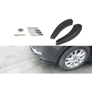 Maxton Design Heck Ansatz Flaps Diffusor für Mazda 3 BN (Mk3) Facelift schwarz Hochglanz