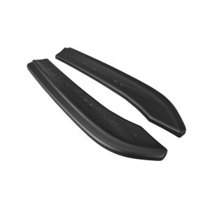 Maxton Design Heck Ansatz Flaps Diffusor für Vw Passat B7 R-Line Variant schwarz Hochglanz