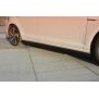 Maxton Design Seitenschweller Ansatz für VW GOLF 7 GTI PREFACE/FACELIFT (breit) schwarz Hochglanz