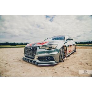 Maxton Design Racing Front Ansatz für AUDI A6 C7...