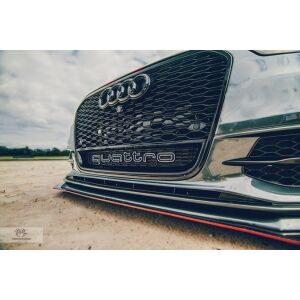 Maxton Design Racing Front Ansatz für AUDI A6 C7 S-LINE (2 SPLITTER = 1 SATZ)