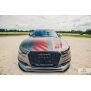 Maxton Design Racing Front Ansatz für AUDI A6 C7 S-LINE (2 SPLITTER = 1 SATZ)