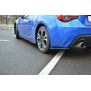 Maxton Design Heck Ansatz Flaps Diffusor V.1 / V1 für SUBARU BRZ FACELIFT  schwarz Hochglanz