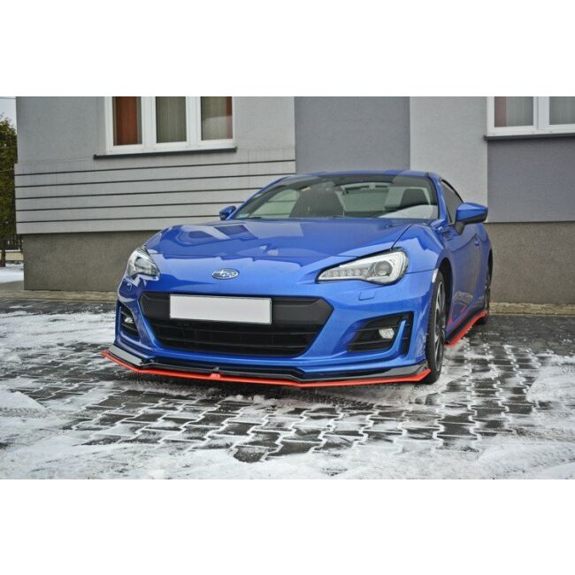 Maxton Design Front Ansatz V.5 / V5 für SUBARU BRZ FACELIFT schwarz Hochglanz