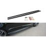Maxton Design Seitenschweller Ansatz für V.1 / V1 für Audi S3 / A3 S-Line 8V / 8V FL Limousine schwarz Hochglanz