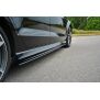 Maxton Design Seitenschweller Ansatz für V.1 / V1 für Audi S3 / A3 S-Line 8V / 8V FL Limousine schwarz Hochglanz