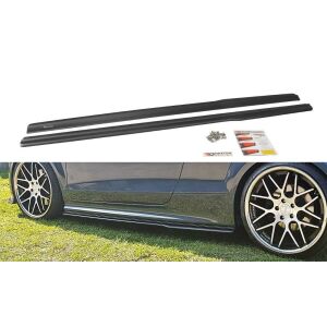 Maxton Design Seitenschweller Ansatz für Audi TT S / TT S-Line 8J  schwarz Hochglanz