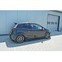 Maxton Design Seitenschweller Ansatz für Fiat Punto Evo Abarth schwarz Hochglanz