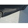 Maxton Design Seitenschweller Ansatz für Fiat Punto Evo Abarth schwarz Hochglanz