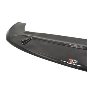 Maxton Design Front Ansatz für Fiat Punto Evo Abarth schwarz Hochglanz