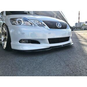 Maxton Design Front Ansatz V.2 / V2 für Lexus GS 300 Mk3 Facelift schwarz Hochglanz