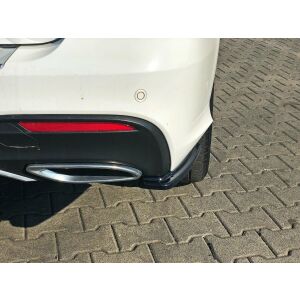 Maxton Design Heck Ansatz Flaps Diffusor für Mercedes GLE W166 AMG-Line schwarz Hochglanz