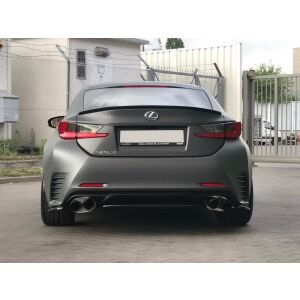 Maxton Design Spoiler CAP für Lexus RC  schwarz Hochglanz