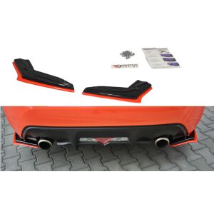 Maxton Design Heck Ansatz Flaps Diffusor V.2 / V2 für TOYOTA GT86 FACELIFT  schwarz Hochglanz