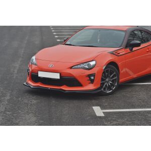 Maxton Design Front Ansatz V.2 / V2 für TOYOTA GT86 FACELIFT schwarz Hochglanz